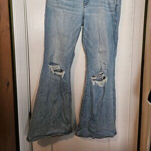 American Eagle Next Level Stretch Low Rise Flare Jeans